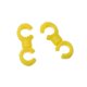 thumbnail image 5 of Clips de Cable de Freno de Bicicleta Zulema 10 Piezas Estilo S Giratoria Amarillo, 5 of 7