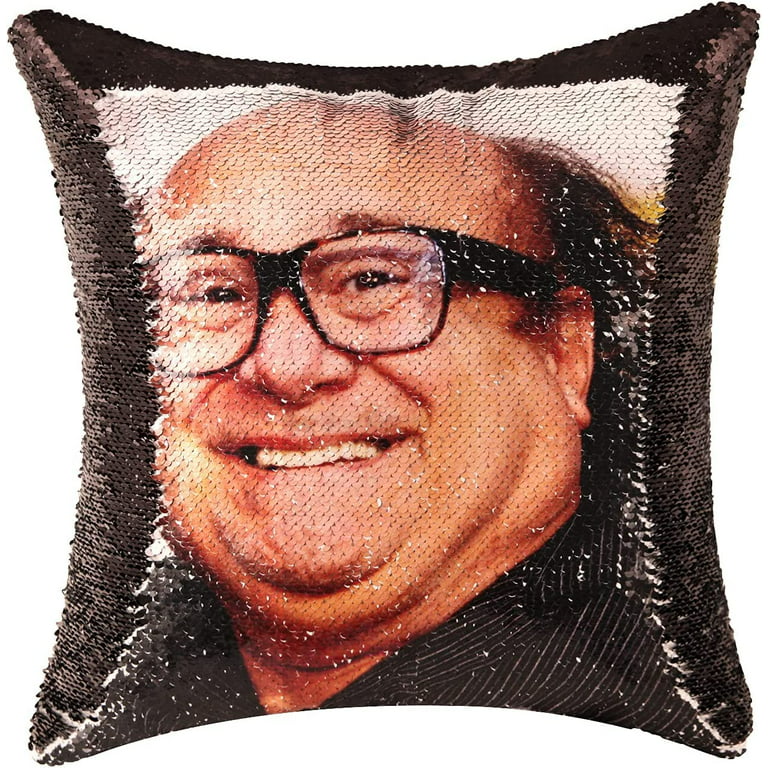 Jiamos The Office Merch Sequin Pillow Cover Dwight Schrute Mask Throw  Pillow Covers Mermaid Decorative Cushion Cover Funny Gag Gifts 16 X 16  Inch, No Filler(Black) : Home & Kitchen 