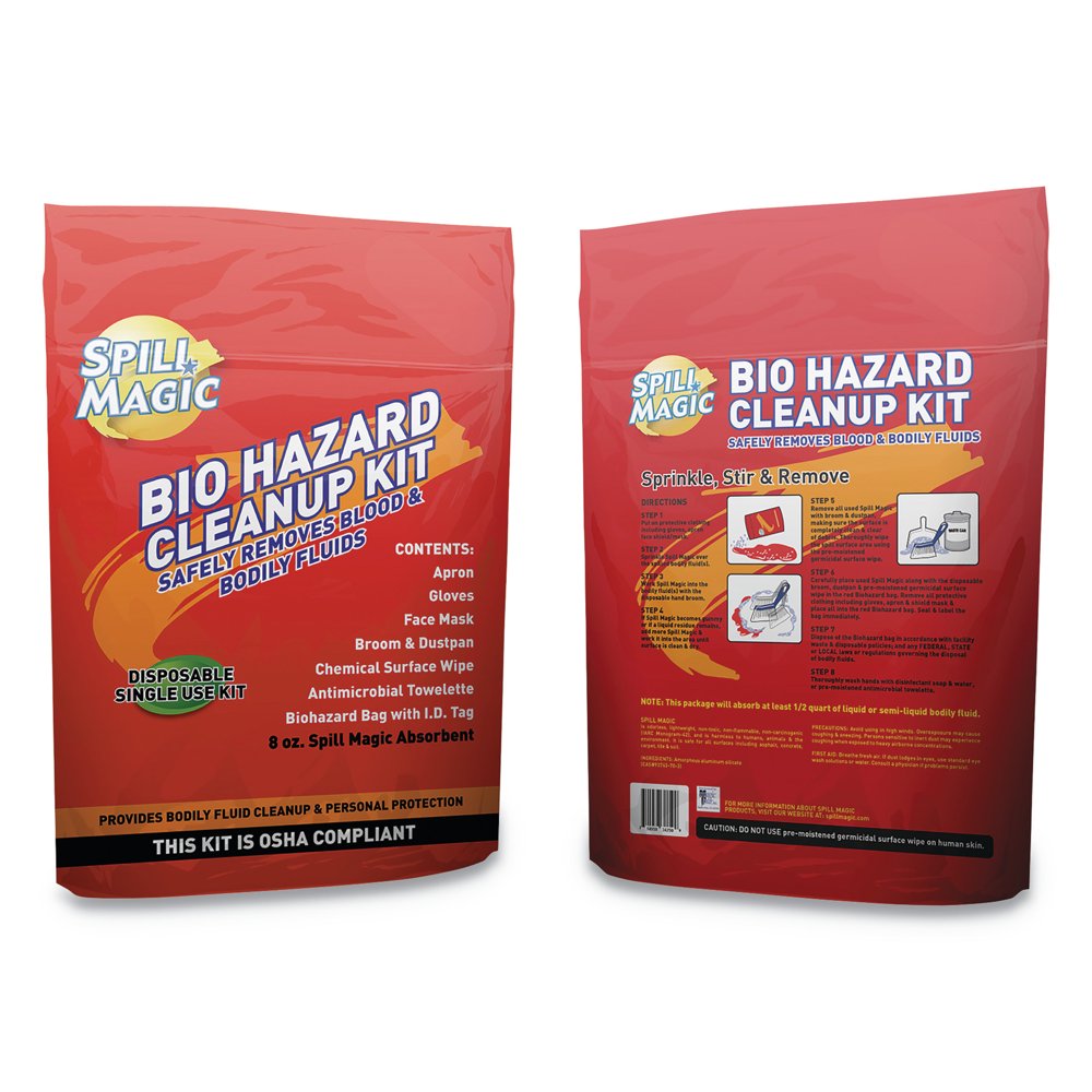 Spill Magic Biohazard Cleanup Kit