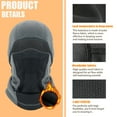 thumbnail image 2 of Ski Mask Balaclava Winter Mask Warm Skin-Friendly Neck Gaiter, 2 of 5