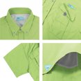 thumbnail image 2 of Tuna Men's UV UPF 50+ Sun Protection Soild Anti-Static Waterproof Breathable Fast Dry SPF Hiking Fishing Short Sleeve Shirts (Spring #8 M), 2 of 4