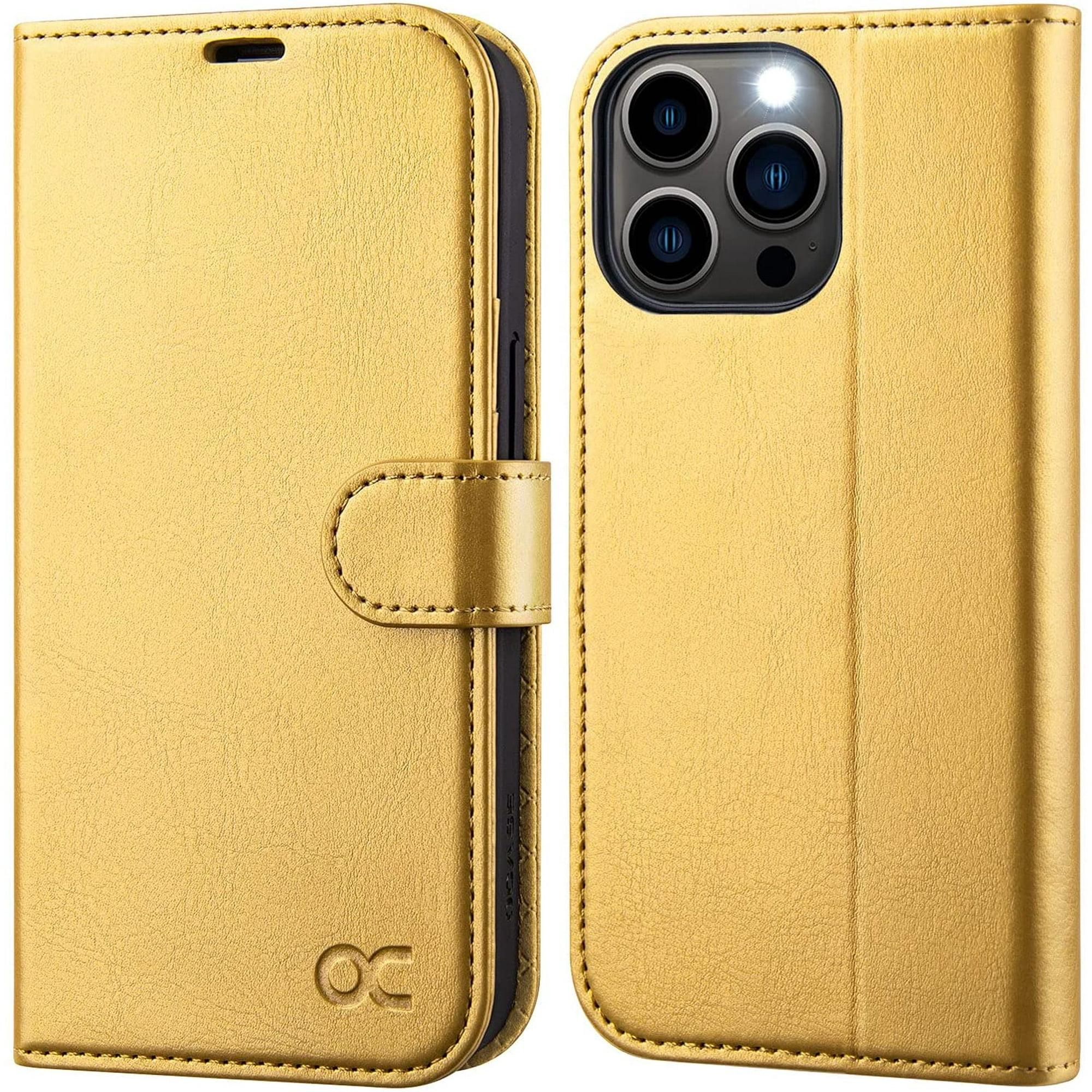 Iphone 13 Pro Max Case Pu Leather Iphone 13 Pro Max 5g Wallet Case Card Holder Kickstand Tpu Inner Shell Rfid Blocking Flip Phone Cover Compatible For 6 7 Inch Iphone 13 Pro Max Golden Sunset