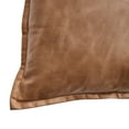 thumbnail image 6 of Better Homes & Gardens 20" x 20" Beige Faux Leather Decorative Pillow, 6 of 6