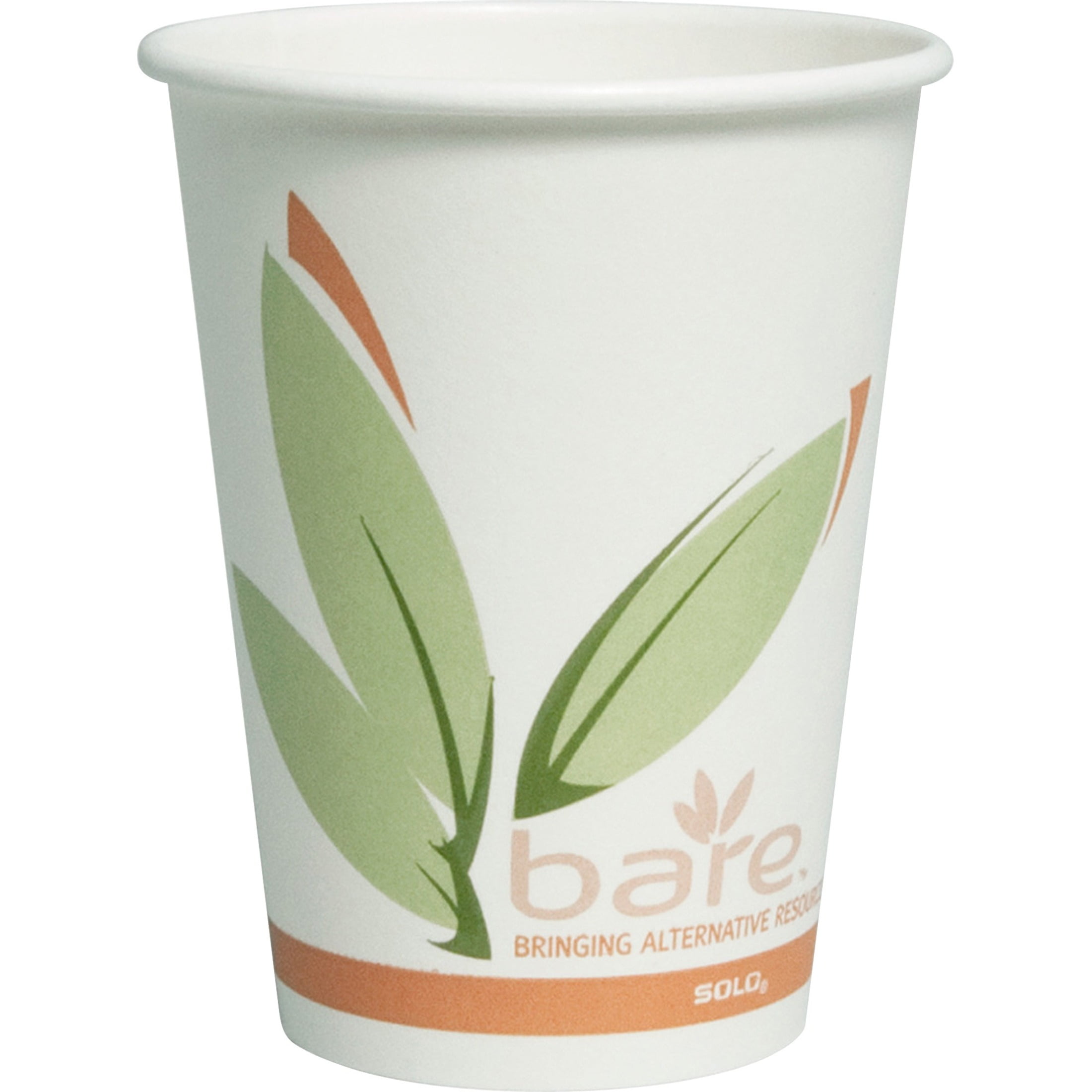Solo, SCC412RCNJ8484, Bare Paper Hot Cups, 50 / Pack, Multi, 12 fl oz