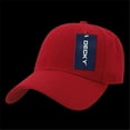 thumbnail image 1 of Decky 206-RED Low Crown Pro Baseball Cap, Red, 1 of 1