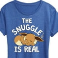 thumbnail image 3 of Pokémon - The Snuggle Eevee - Women's Short Sleeve Graphic T-Shirt, 3 of 5