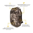 thumbnail image 3 of RTIC Road Trip Backpack, Water Resistant, Mesh Back Panel, 20 Liters, Olive Midnight Camo, 3 of 7