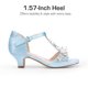 thumbnail image 4 of Sandalia DREAM PAIRS KKUMHS2501 para Niñas con Tira en T y Perlas Azul, 4 of 6