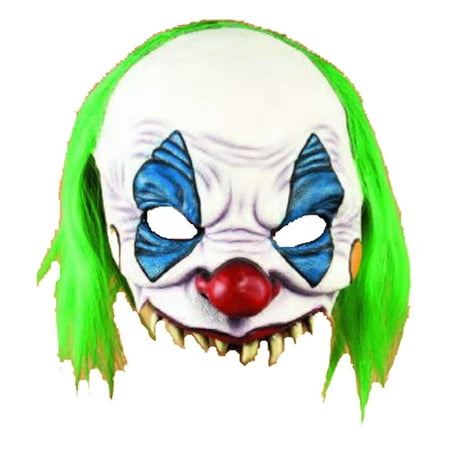 New Adult Scary Evil Clown Mask Costume Accessory