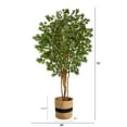 thumbnail image 3 of Nearly Natural 6ft. Japanese Maple Artificial Tree in Handmade Natural Cotton Planter, 3 of 5