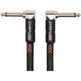 thumbnail image 2 of Cable Instrumento Roland Serie Black Negro Conectores Plug Ángulo Recto TR 6.3mm 15 cm, 2 of 2