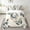 Beige Blue, variant on Cow Skull Full Comforter Set 7 Pcs Wild Butterfly Exotic Mysterious Bedding Set for Kids Teens Adults Bed in a Bag Comforter Flat Sheet Fitted Sheet 2 Pillowcases 2 Pillow Covers