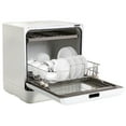 thumbnail image 6 of 110V Portable Countertop Dishwashers, Compact Mini 360° Cleaning Dishwasher Machine with Drying Function 4 Washing Program White, 6 of 7