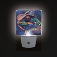 thumbnail image 3 of Colorful Chameleon Night Light 2 Pack LED Nightlight Plug into Wall Dusk to Dawn Sensor Soft White, 3 of 7