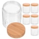 thumbnail image 3 of Tarro de almacenamiento hermético de 6 uds, tarros de plástico transparente, contenedor de almacenamiento de alimentos secos para cocina, 3 of 6