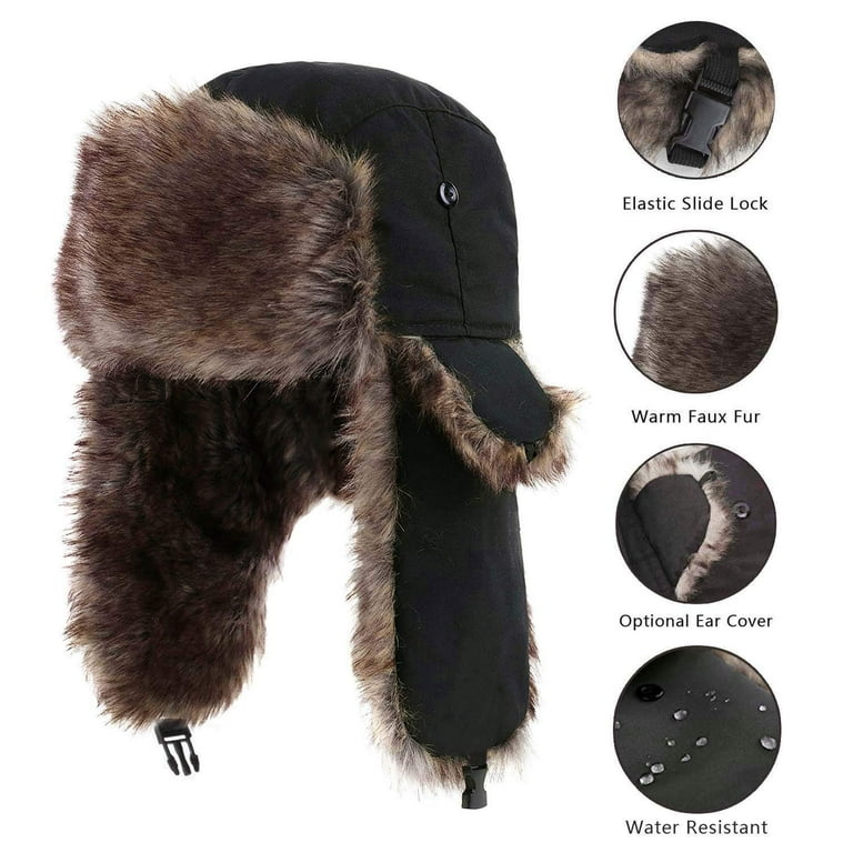 Clear Creek's Winter Warm Russian Trapper Hat or Aviator Cap Clear Creek's Winter Warm Russian Trapper Hat or Aviator Cap