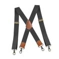 thumbnail image 3 of Tirantes para hombre para pantalones casuales grandes y altos, tirantes para eventos formales Gris oscuro, 3 of 9