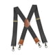 thumbnail image 3 of Tirantes elásticos anchos para hombre, informales, resistentes, para eventos formales Gris oscuro, 3 of 9