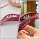thumbnail image 1 of BEADCEST 1Ud Hair Clamp Para Color Rojo Oscuro Fabricado En Plástico Resistente Y, 1 of 8