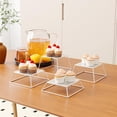 thumbnail image 3 of Set de 4 soportes para mesa de postres YFEEN, expositores de comida, 3 of 5