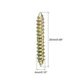 thumbnail image 2 of 4x11mm Hanger Bolts, 12 Pack Double Ended Self-Tapping Thread Dowel Screws, 2 of 5