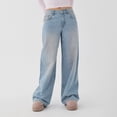 thumbnail image 4 of Joernso Wide Leg Jeans for Women High Waist Stretchy Denim Pants with Pockets Casual Straight Leg Jean Trousers, 4 of 8