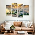 thumbnail image 2 of Elephant Stock Tower Of David Wall Art - Horizontal Multi Panel Canvas - Living Room Wall Decor - Places Multi Panel - Gray And Beige Decor - 68" x 42", 2 of 8