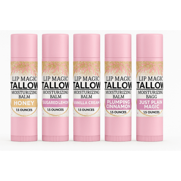 Tallow Lip Balm- Sweet Mint- 2-Pack