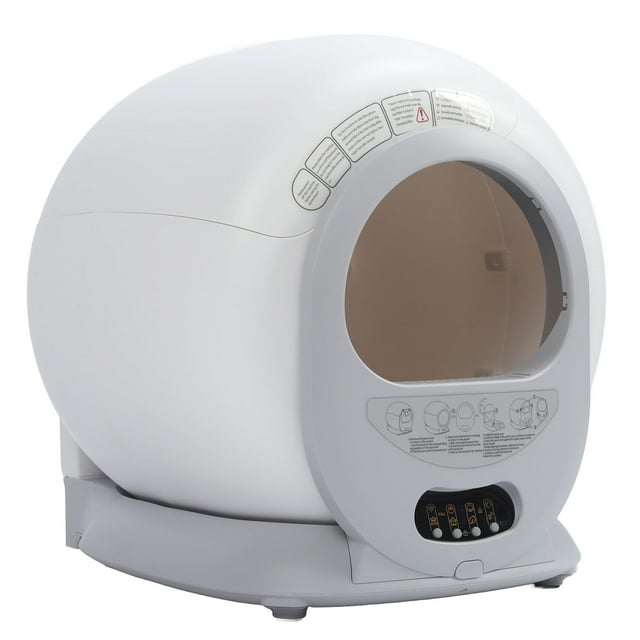 Automatic Litter Box, APP Control US Plug 100-120V Smart Cat Toilet for Multi Cats
