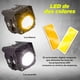 thumbnail image 3 of Faros auxiliares para motocicleta con lupa 15w luz blanca y amarilla Kinlley, 3 of 9