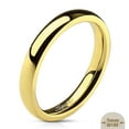 thumbnail image 3 of Unisex 14K Gold Plated Classic Comfort Fit Wedding Ring Band Width 04 mm Size 07, 3 of 6