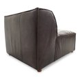 thumbnail image 3 of Moe's Home Collection Form Slipper Chair Espresso Brown Leather, 3 of 7