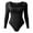 Black, variant on Jumpsuit for Women Bodysuits Sexy Ribbed Square Neck Long Sleeve Womens Rompers