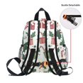 thumbnail image 5 of FORMRS School Backpack with Front Zippered Pocket 12" Student Travel Daypack, White Christmas Holly, 5 of 6