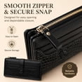 thumbnail image 4 of Beltzy Wallet for Women Leather Clutch Long Purse Large Capacity Credit Card Holder, 4 of 8