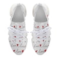 thumbnail image 5 of Love Letter Heart Pattern Walking Shoes for Men Woman Lightweight Tennis Fashion Elastic Sports Shoes Cushion Basketball Shoes, 5 of 7