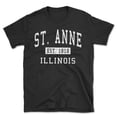 thumbnail image 1 of St. Anne Illinois Classic Established Men's Cotton T-Shirt, 1 of 1