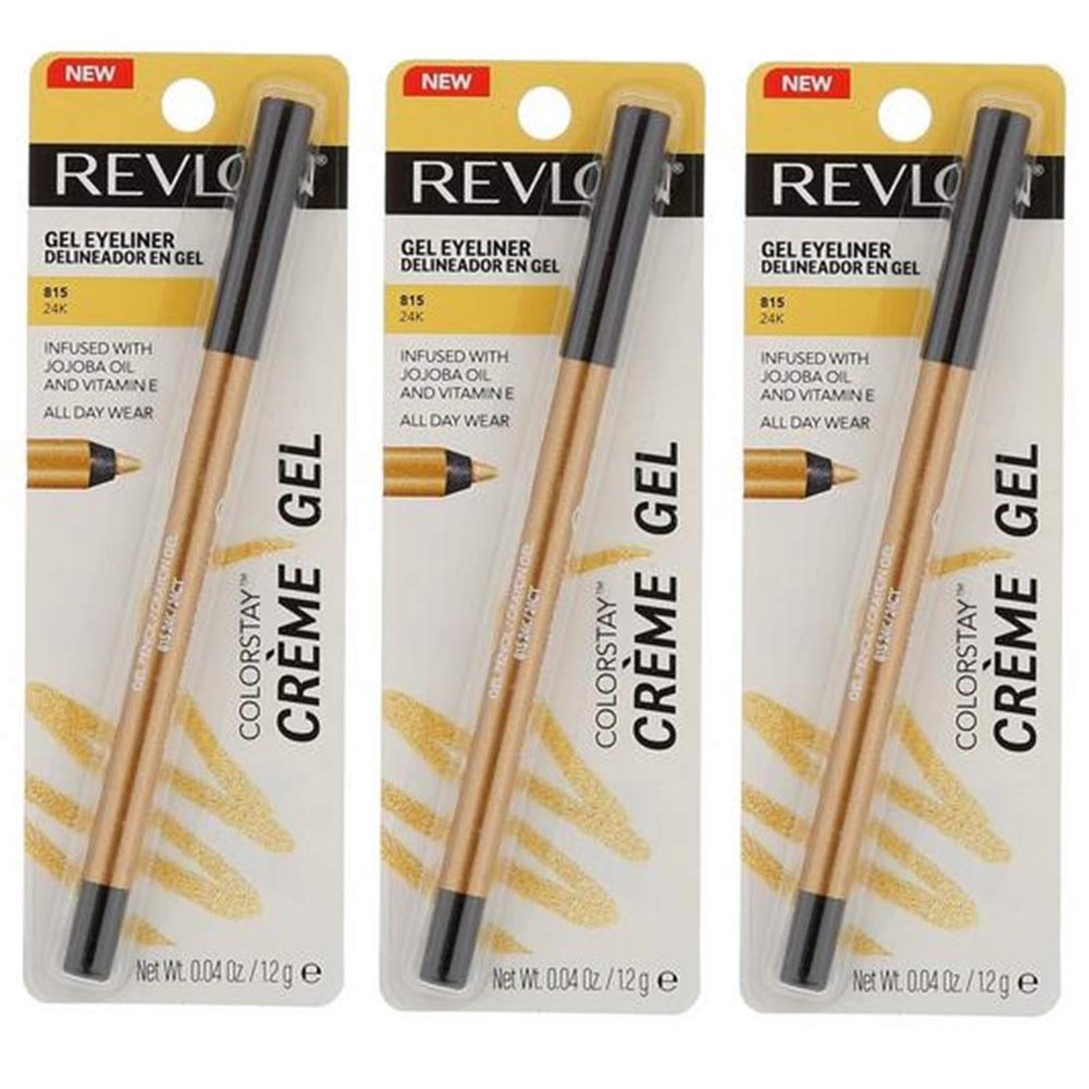 Pack of 3 Revlon Gel Eyeliner, 24K (815)