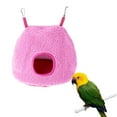 thumbnail image 2 of Barhoo Large Winter Warm Bird Nest House Parrots Bird Bed Cage Hanging Plush Hut for African Grey Lovebird Cockatiel Conure Soft Cozy Hideout Stress Relief Sleeping Nest Easy Clean Cage Accessory, 2 of 6