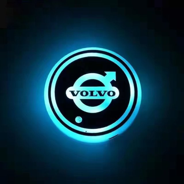 1 Pieza De Coche LED Portavasos De Luz Alfombrillas Posavasos De La Botella Atmósfera Constelación Lámpara De 7 Colores Titular Almohadillas