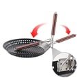 thumbnail image 3 of Plateau de Barbecue Pliant Rond pour Extérieur, Poêle Antiadhésive pour Pique-Nique, 3 of 8
