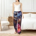 thumbnail image 6 of Lsque Realistic Flower Turtle Print Women's Pajama Pants, Lounge Pant - Comfortable Home Wear,Elastic Waistband, Stylish Design-Large, 6 of 9
