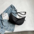 thumbnail image 4 of Bolso bandolera para mujer, bolso de nailon para bolas de masa hervida, regalo de cumpleaños, compras informales (negro) Wdftyju Para Estrenar, 4 of 5