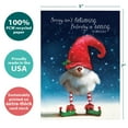 thumbnail image 4 of Tree-Free Greetings Christmas Greeting Card 12 Pack, 100% Recycled Paper, 5x7, Believing is Seeing (HP25199), 4 of 5
