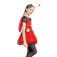 thumbnail image 4 of Fairy Dot Girls Cosplay Dress Fancy Halloween Insect Party Dress up, 4 of 6