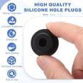 thumbnail image 3 of Uxcell 15 Pcs Tapón de Silicona en Forma de T, Diámetro 17 mm/0.67 Pulgadas, Tapón de Silicona Impermeable Reutilizable para Sellar Agujeros Redondos en Equipos de Tuberías, Negro, 3 of 7