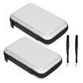 thumbnail image 2 of 2Pcs Handheld Game Console Carrying Case, Portable Storage Bag Travel Case for 3DSXL 3DSLL 3DS Handheld Game Consoles, Game Console Protective Hard Bag with 8 Game Card Slots, 2 of 8