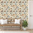 thumbnail image 2 of Mushroom Wallpaper Peel and Stick Vintage Floral Contact Paper 16.9 x 393.7 Boho Self Adhesive Removable Wallpaper Mushroom Forest Decorative Contact Paper for Bathroom Cabinets Vinyl, 2 of 8