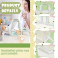 thumbnail image 3 of FKSZLL Diaper Storage Basket with Compartment Large Capacity Nappy Caddy Organizer with Handle Storage Wet Wipe Bathing Supplies Mom's Essentials, 3 of 10