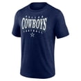 thumbnail image 2 of Men's  Navy Dallas Cowboys Divided Warp Tri-Blend T-Shirt, 2 of 3